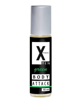Perfumy X-Phero Body Attack Green for men, 10 ml Perfumy X-Phero Body Attack Green for men, 10 ml