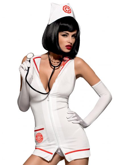 Emergency dress kostium + stetoskop S/M