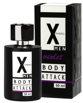 Perfumy X-Phero Body Attack Violet for men, 50 ml