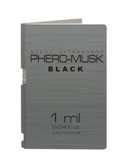 Perfumy Phero-Musk Black for men, 1 ml